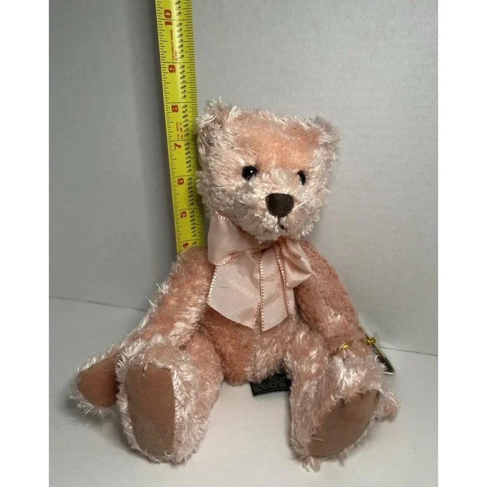 Russ Berrie Brianna Teddy Bear Pink 100th Anniversary Collection Plush 9 inch
